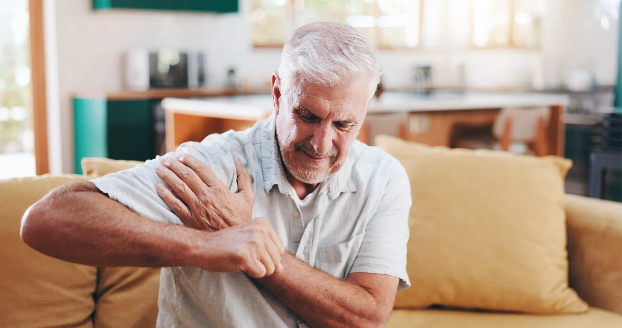 patient considering ProVoyance® surgical planning for shoulder surgery.